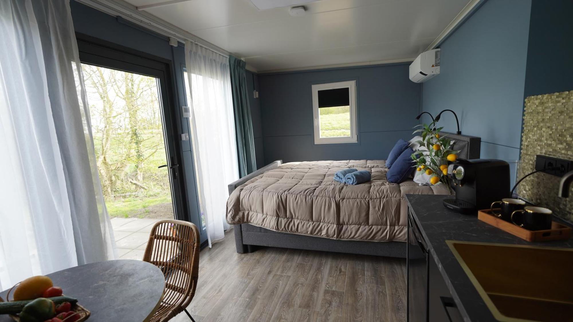 B&B Prive Tiny House Bij Zee 스텔렌담 외부 사진